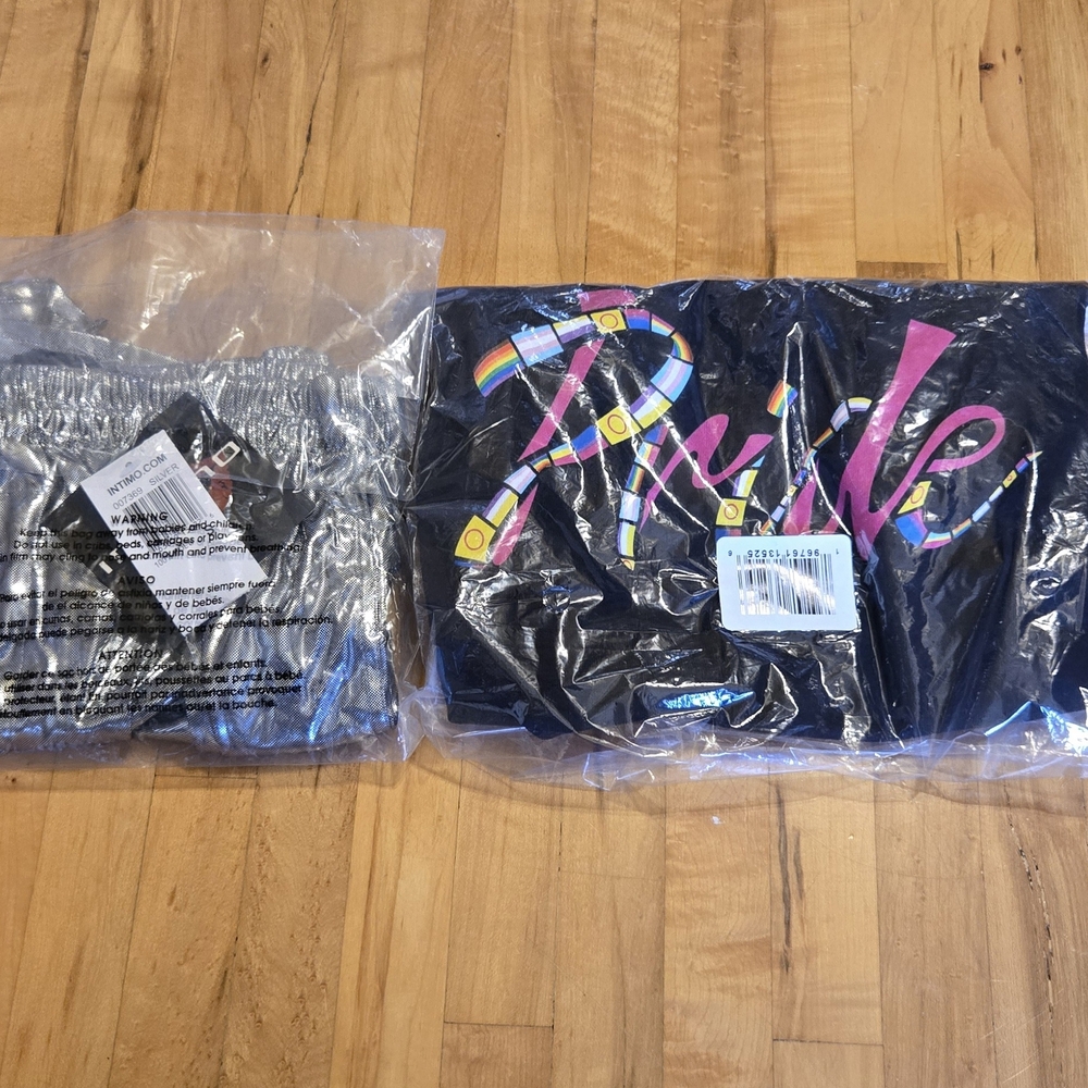 The Phluid Project Pride Black T-Shirt And Boxers